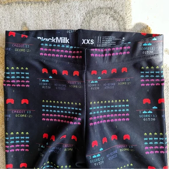 Blackmilk Space Invaders Leggings XXS - Picture 5 of 10